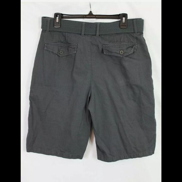 NAT BY NAT NAST GRAY MENS SHORTS WITH BELT SIZE 34 - Picture 2 of 6